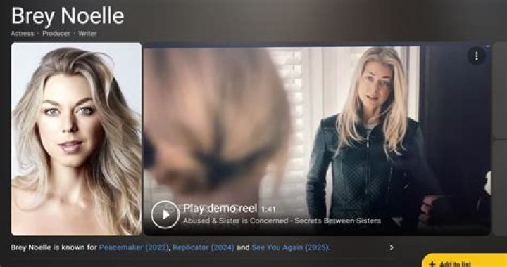 Actress: Brey Noelle Wikipedia Bio Age And Boyfriend Details