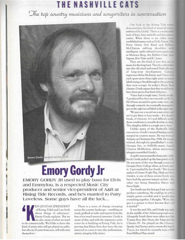 Emory Gordy Jr. Net Worth