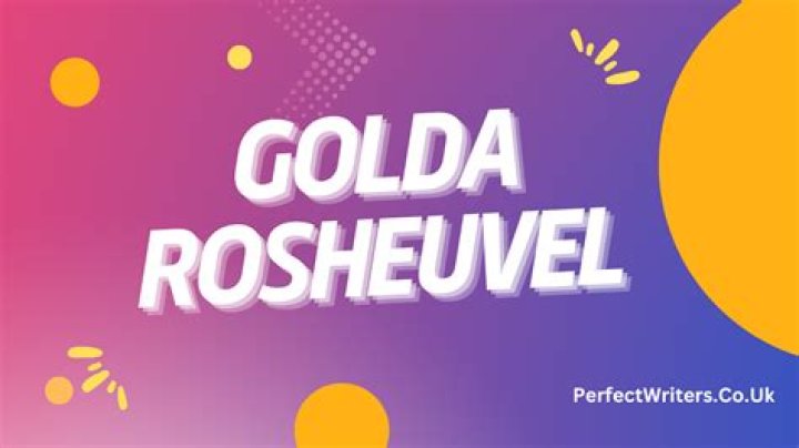 Golda Rosheuvel Net Worth