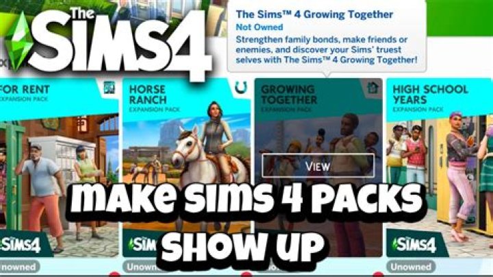 How to Fix / Solve: Sims 4 Packs Not Showing Up In Game - SarkariResult