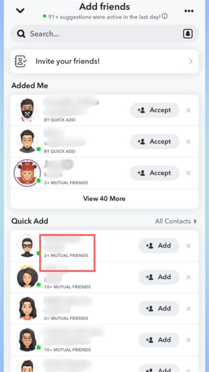 How to See Ignored Friend Request on Snapchat? What is Ignored from Added Me Snapchat? - SarkariResult